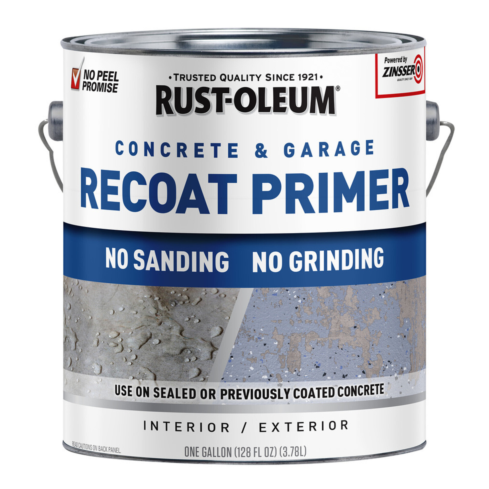 Rust-Oleum Concrete and Garage Recoat Primer - Gray, 1 Gal., 2 Pk, Model# 338806DS